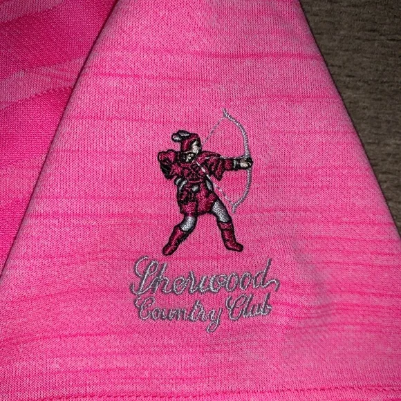 Womens Pink Nike Golf Shirt Size Medium - Picture 4 of 4
